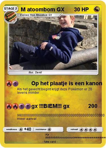Pokemon M atoombom GX