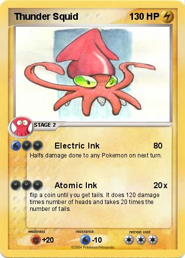 Pokemon Thunder Squid