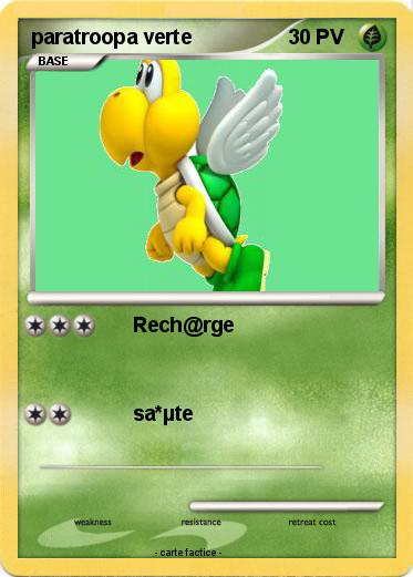 Pokemon paratroopa verte