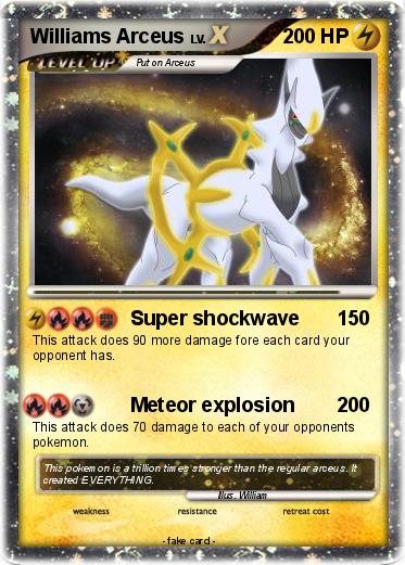Pokemon Williams Arceus