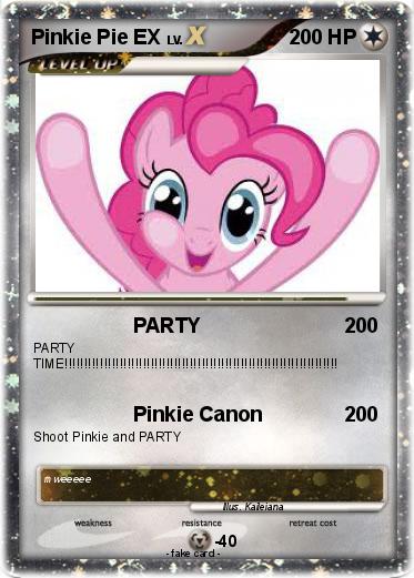 Pokemon Pinkie Pie EX