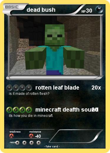 Pokemon dead bush
