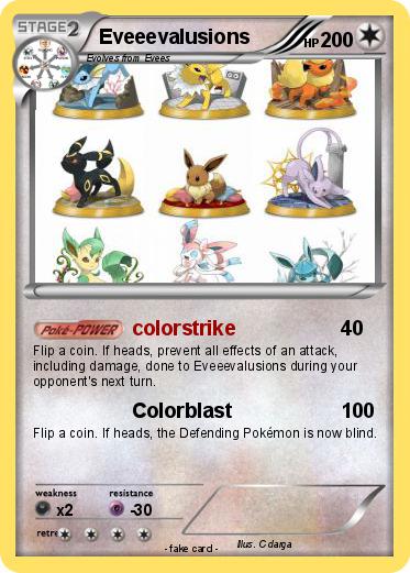 Pokemon Eveeevalusions