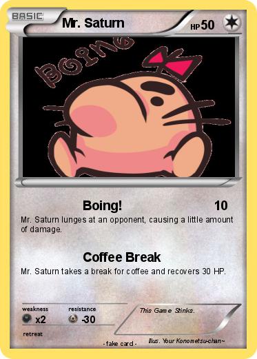 Pokemon Mr. Saturn