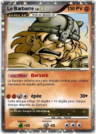 Pokemon Le Barbarre