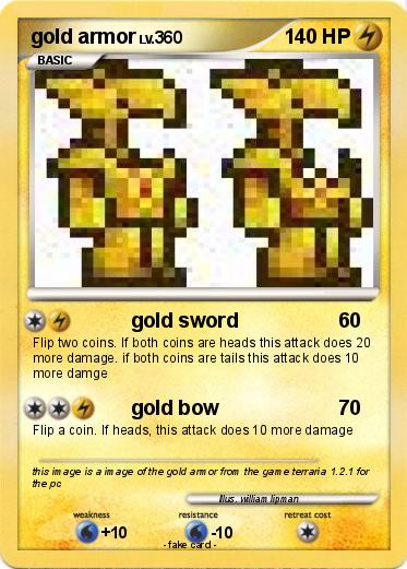 Pokemon gold armor