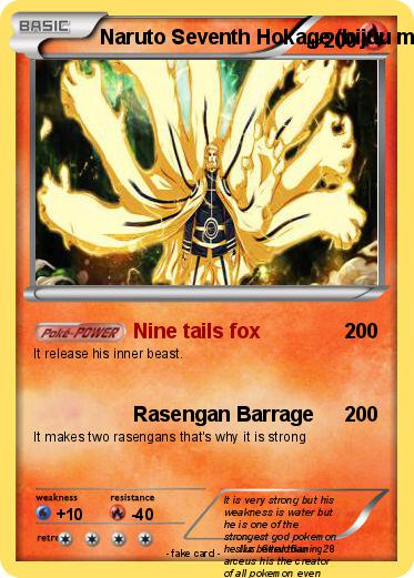 Pokemon Naruto Seventh Hokage (bijuu mode)