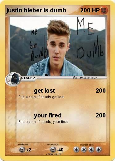 Pokemon justin bieber is dumb