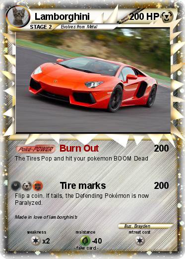Pokemon Lamborghini