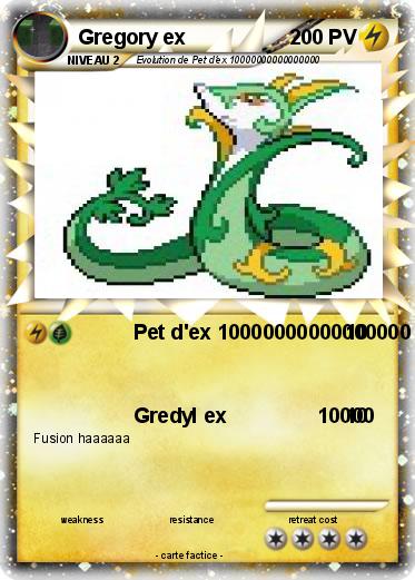 Pokemon Gregory ex