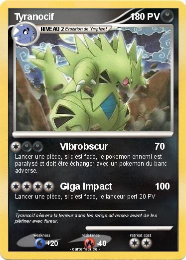 Pokemon Tyranocif