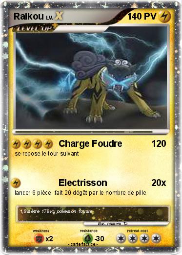 Pokemon Raikou