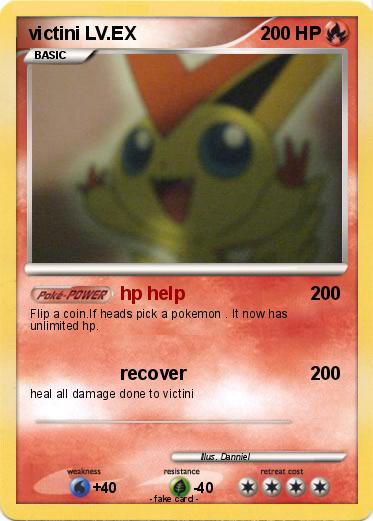 Pokemon victini LV.EX