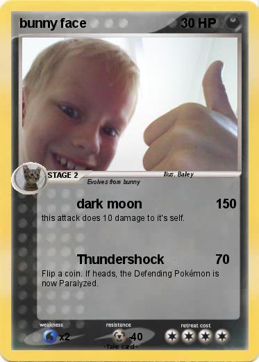 Pokemon bunny face