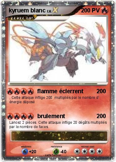 Pokemon kyruem blanc