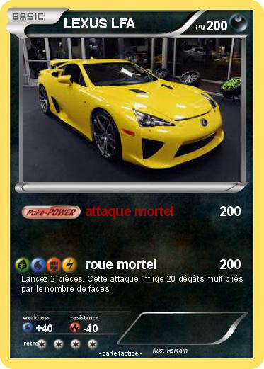 Pokemon LEXUS LFA