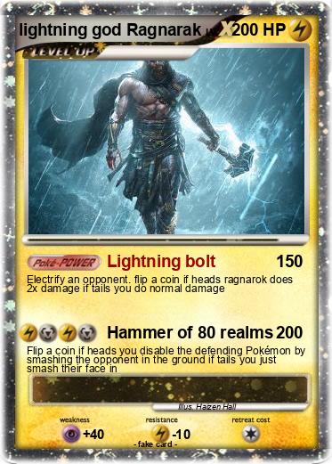 Pokemon lightning god Ragnarak