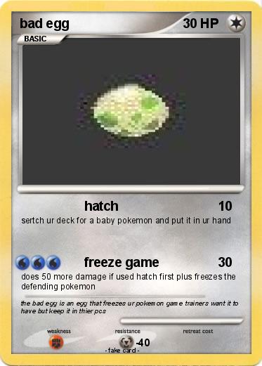 Pokemon bad egg