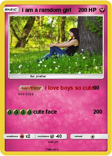 Pokemon i am a ramdom girl