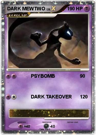 Pokemon DARK MEWTWO