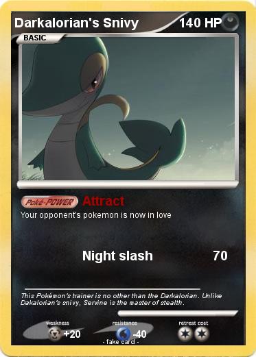 Pokemon Darkalorian's Snivy