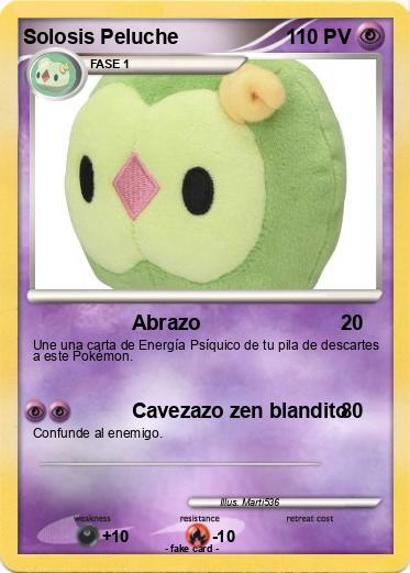 Pokemon Solosis Peluche