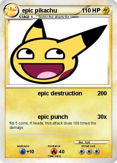 Pokemon epic pikachu