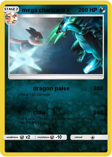 Pokemon mega charizard x