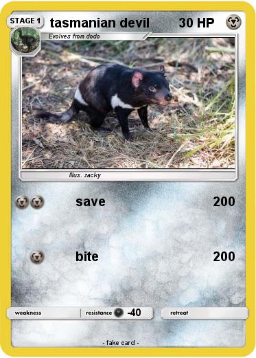 Pokemon tasmanian devil