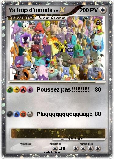 Pokemon Ya trop d'monde