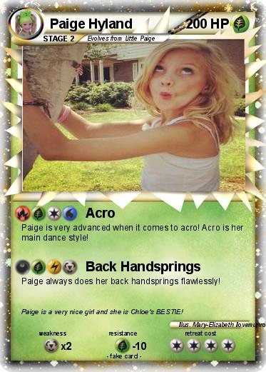 Pokemon Paige Hyland