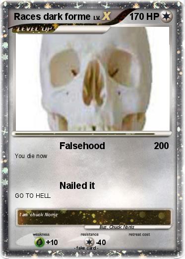 Pokemon Races dark forme