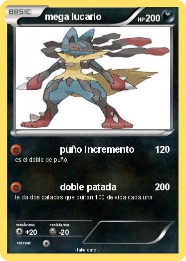 Pokemon mega lucario