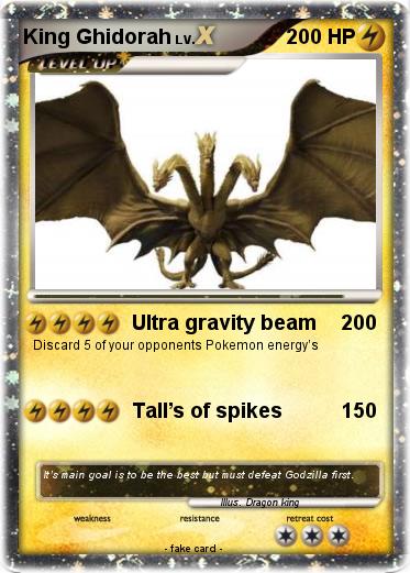Pokemon King Ghidorah