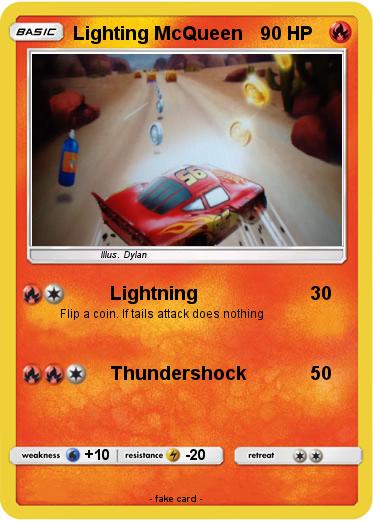 Pokemon Lighting McQueen