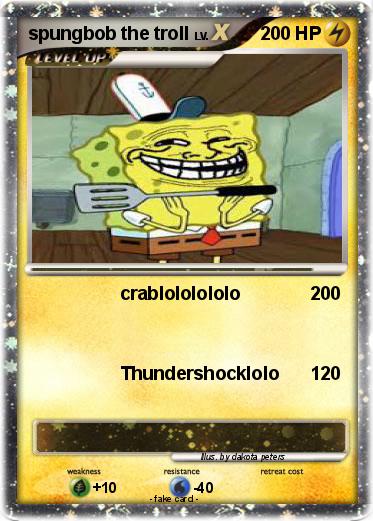 Pokemon spungbob the troll