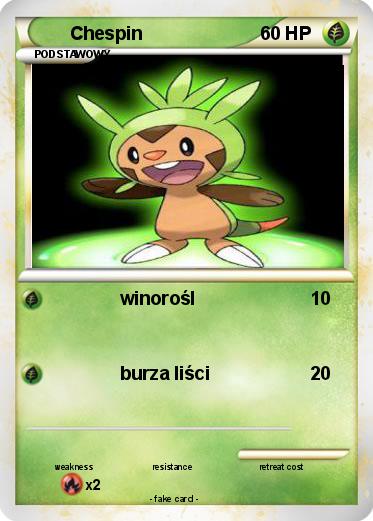 Pokemon Chespin