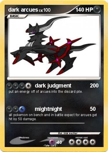 Pokemon dark arcues