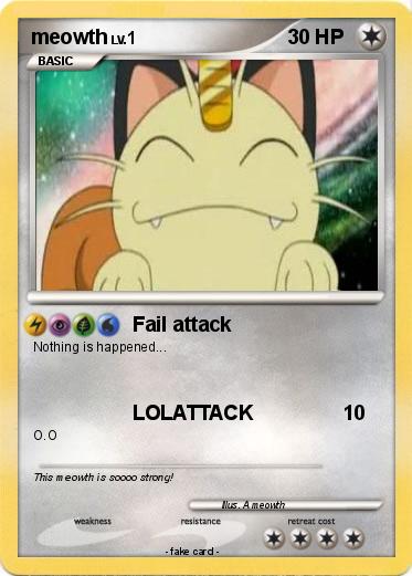 Pokemon meowth