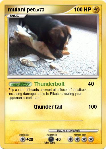 Pokemon mutant pet