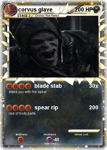 Pokemon corvus glave