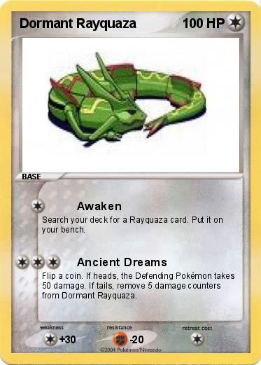 Pokemon Dormant Rayquaza