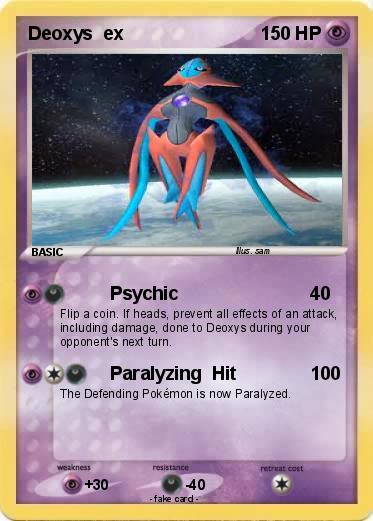 Pokemon Deoxys  ex