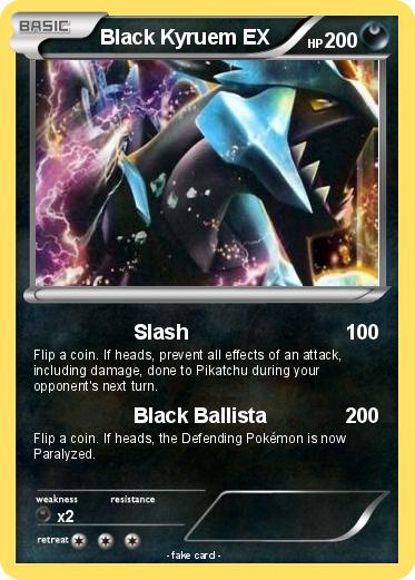 Pokemon Black Kyruem EX