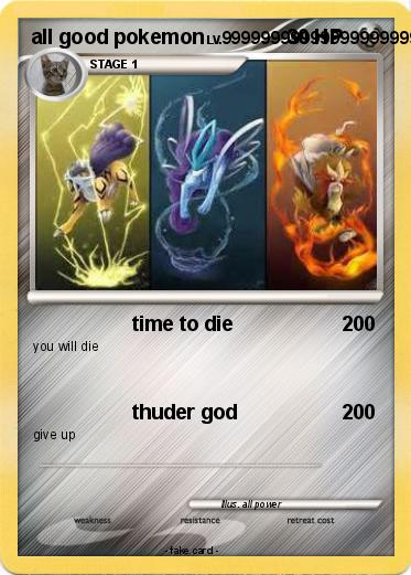 Pokemon all good pokemon