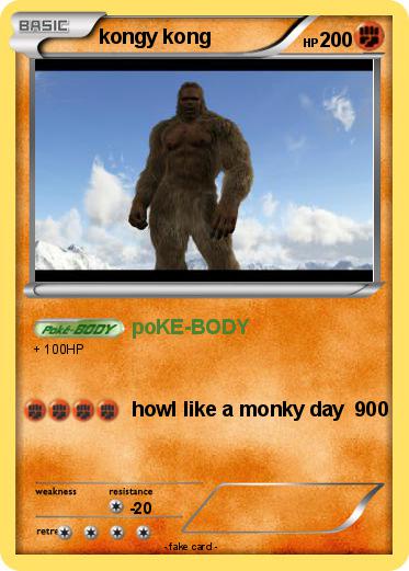 Pokemon kongy kong