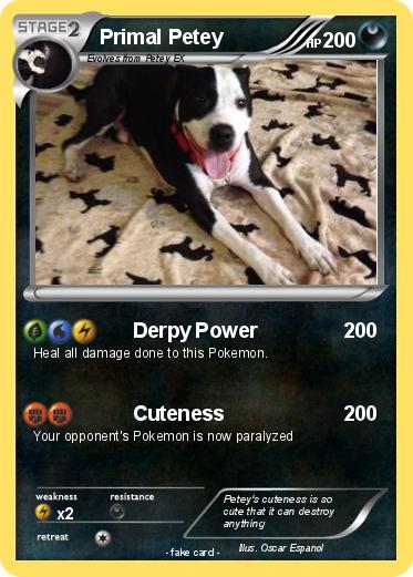 Pokemon Primal Petey