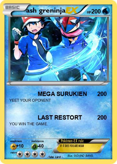 Pokemon ash greninja