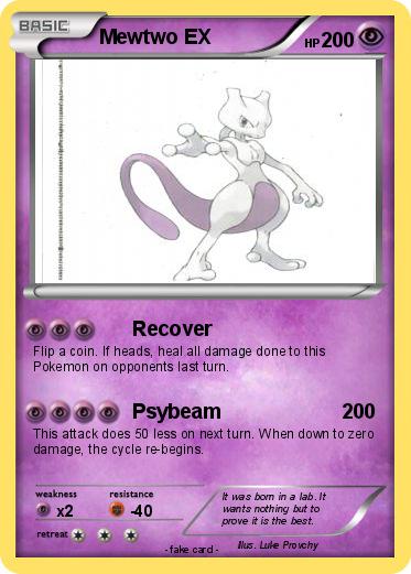 Pokemon Mewtwo EX