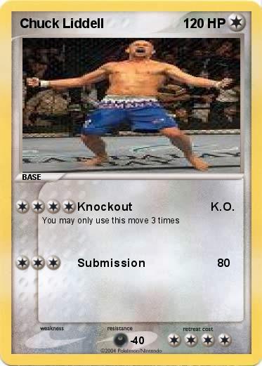 Pokemon Chuck Liddell